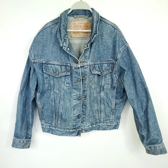Levi's Other - Vintage Levis Big E Type 3 Denim Trucker Jean Jacket Med Made in USA Medium Wash